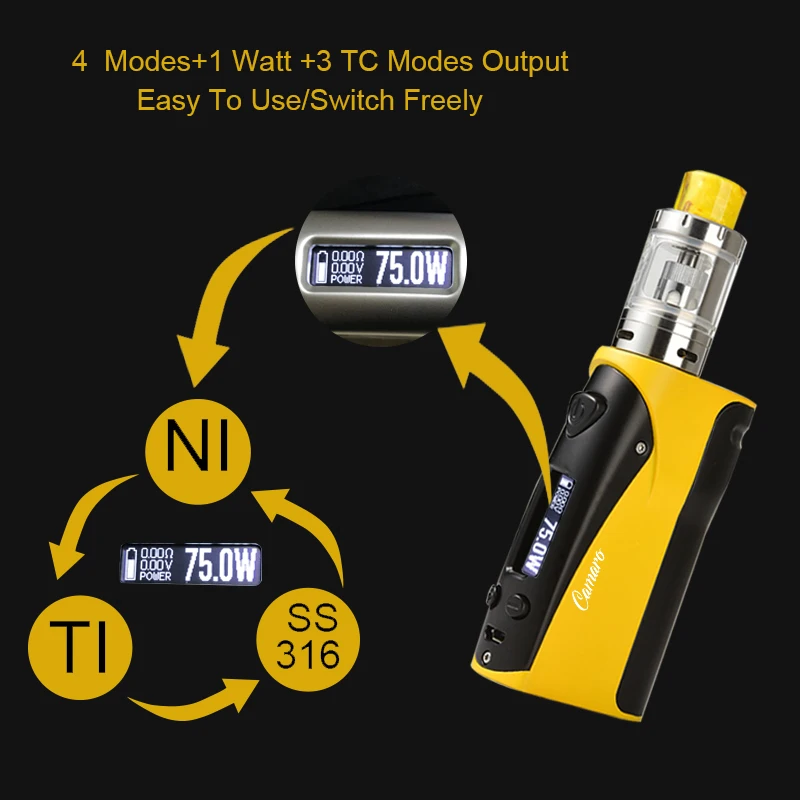 vapor storm electronic cigarette 75w (3)