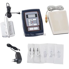Высокое качество тату-машинка наборы цифровой Перманентный макияж бровей и губ ручка+ 30 бесплатных игл+ ЖК-источник питания