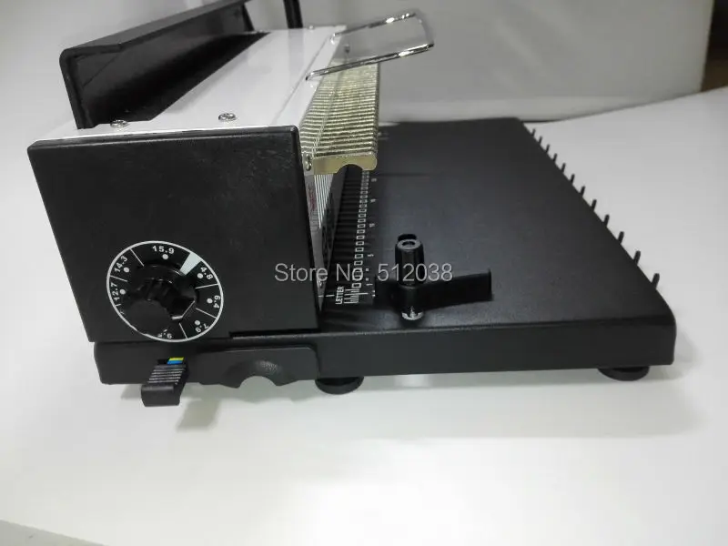 130 ورقة 34 ثقوب أسلاك معدنية لولبية لفائف ماكينة تجليد الموثق الناخس