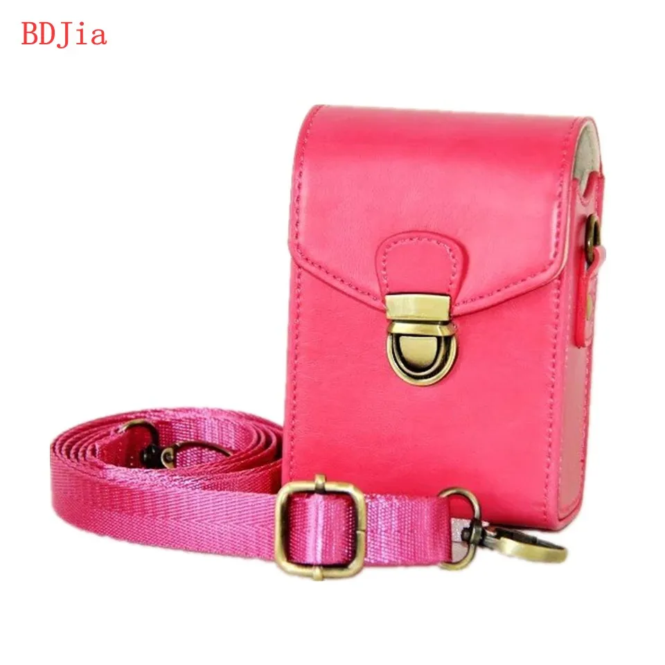 

Leather Camera Case Bag Cover for Sony HX90V HX90 HX60 HX50V HX50 HX30 HX10 RX100IV RX100II RX100 HX7 HX9 H70 WX500 With Strap