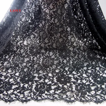 

LASUI 1.5m*3m =1 piece Hollow Cord Eyelash French Lace Fabric Diy Suitable for any DIY,Curtain Wedding dress Skirts C0161