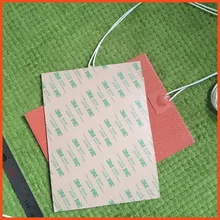 150*100 мм 120W12V Универсальный гибкий силиконовый подогреватель мат/коврик/элемент подогреватель масла двигателя, промышленный Нагреватель силиконовой резины