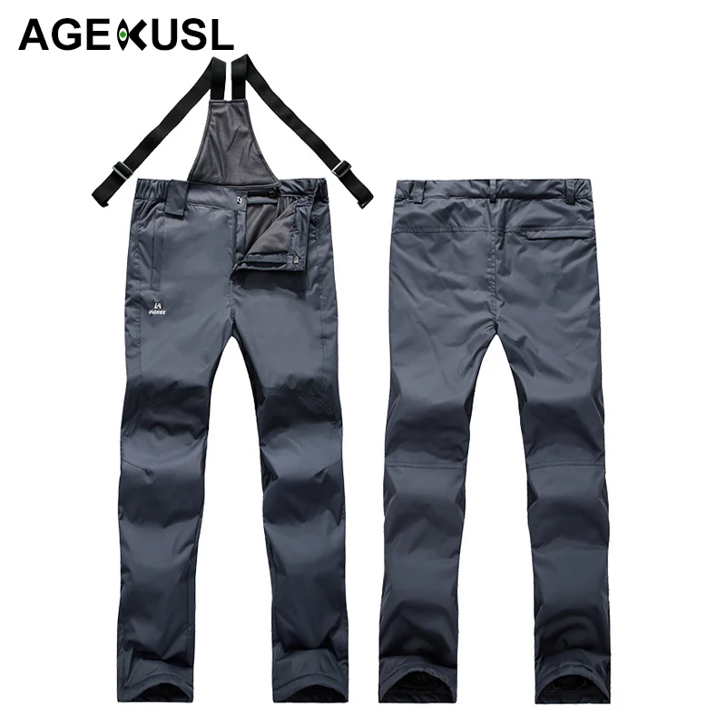 TWTOPSE Men Women Skiing Snowboarding Bibs Pants Waterproof Windproof Thermal Sports Trousers