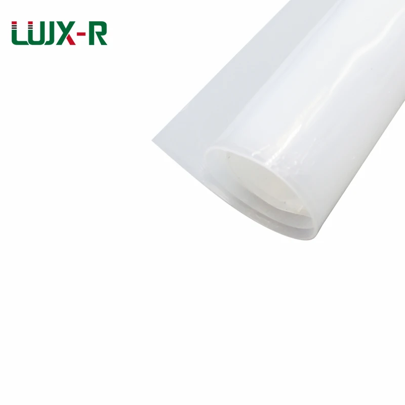 LUJX-R 500x500 лист силиконовой резины толщиной 0,5/1/1,5/2 мм кремния Термостойкие коврик прозрачная накладка уплотнения прокладки