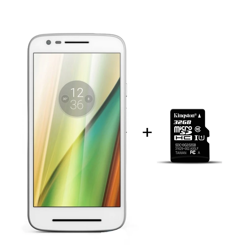 Смартфон Motorola e3 power 5,0 дюйма MTK 6735 2 ГБ+ 16 Гб мобильный телефон 3500 мАч мобильный телефон - Цвет: With 32G TF