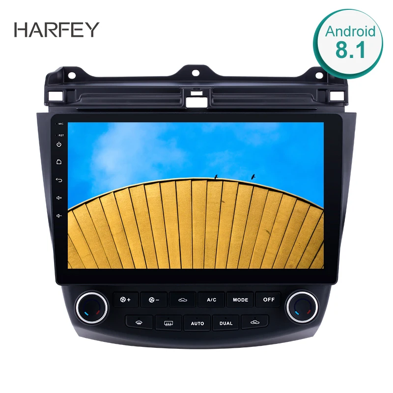 

Harfey 2Din 10.1" Android 8.1 Car GPS Autoradio 1+16GB Navi Multimedia Player Wifi Head Unit For Honda Accord 7 2003 2004-2007