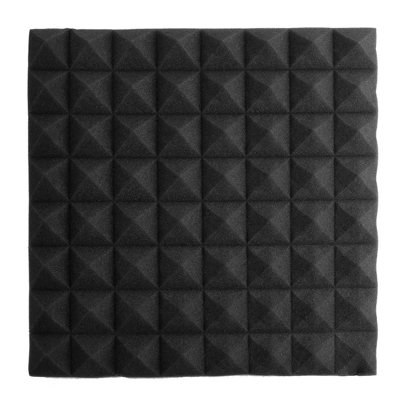 500x500x55 мм аксессуары для фотобарабана акустическая Звукопоглощающая Пирамида Звукоизоляционная губка для KTV Конференц-зал - Цвет: Dark