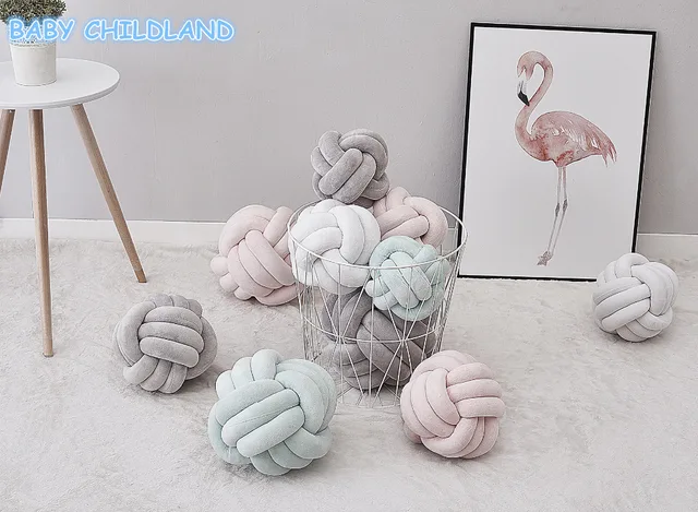 Creative Baby Pillow Ins Room Decor Handmade Soft Knot Creative Baby Pillow Ins Room Decor Handmade Soft Knot Nursery Decoration Cushion