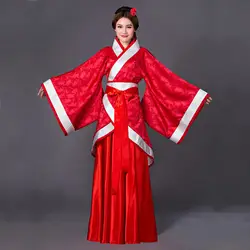 Китайский древний костюм Hanfu платье служить Портрет женщины Фея взрослых служить неоновый Одежда для танцев халат Longue костюмы