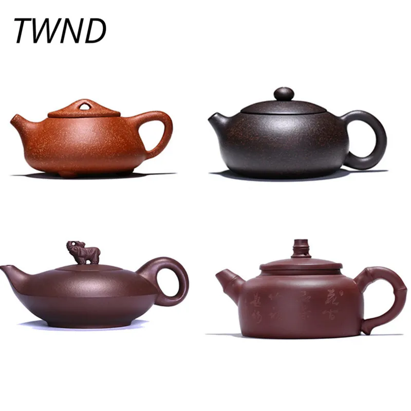 

Yixing teapot purple clay zisha tea pot chinese kung fu kettle drinkware with gift box suit Dahongpao Puer Black Tea