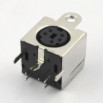 

10pcs-100pcs S Terminal Connector With Screw Hole Fixed S Terminal Socket MDC-8-18 Shielded Housing Pin Round Hole Connector