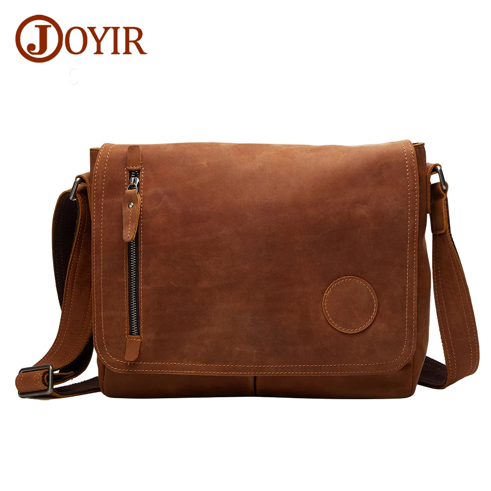 

2019 Designer Luxury Men Vintage Genuine Leather Shoulder Bags Cow Leather Messenger Crossbody Bag for Men Travel Bag