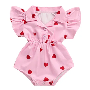 

SZYADEOU Newborn Infant Toddler Baby jumpsuit Summer Romper baby Girls Boys Printed meisje clothes Outfits Sets manga larga L4