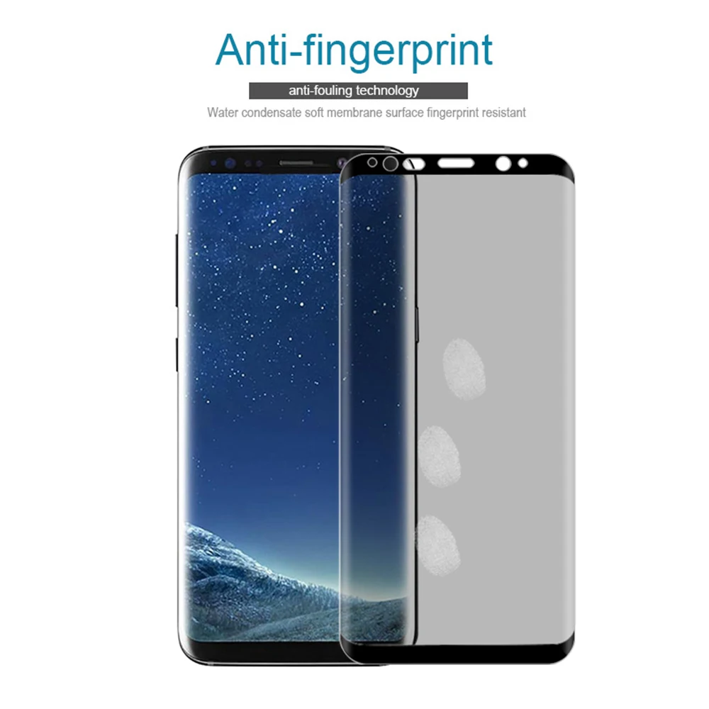 3D Curved Privacy Full Tempered Glass For Samsung Galaxy S8 S9 S10 Note 8 9 10 Plus S10e S7 edge Anti Spy Peep Screen Protector