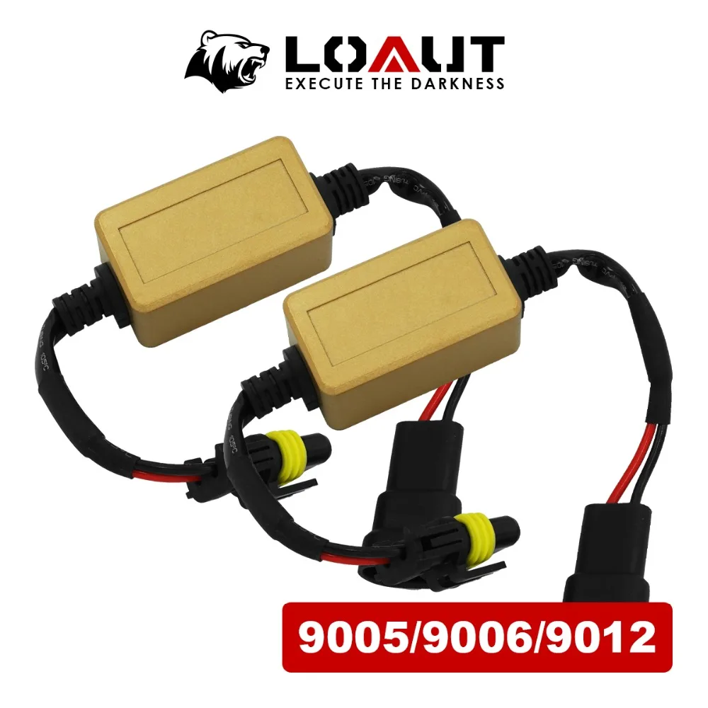 LOAUT LED Headlight Decoder Only for Jeep Cherokee 9012 9005 HB3 9006