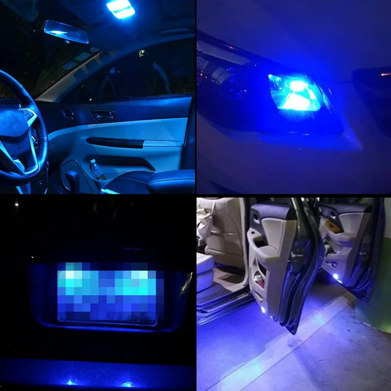 Safego 2 шт. T10 W5W светодиодный Автомобильный свет лампы 5050 194 168 5SMD 12 V Клин
