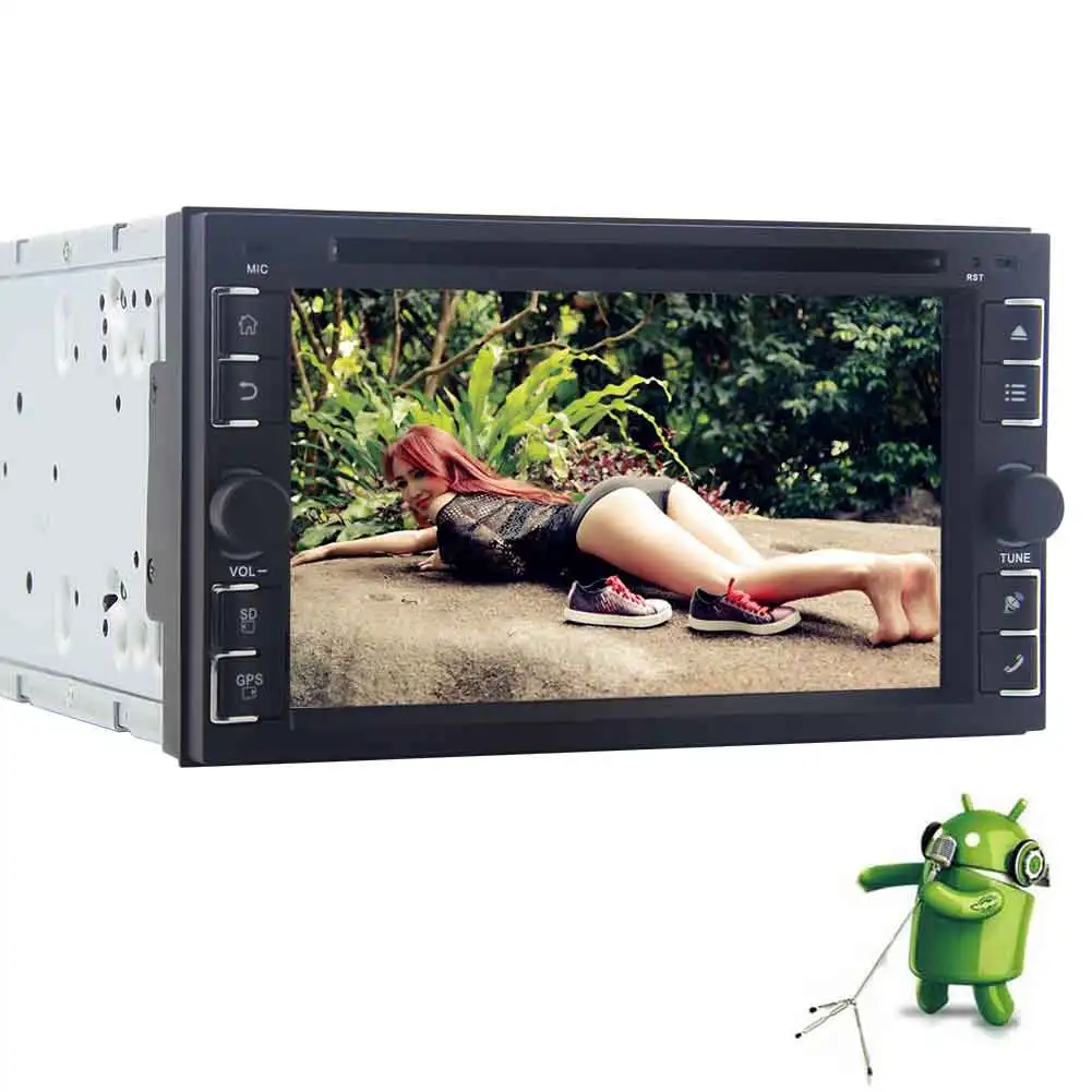 Best Android 6.0 Marshmallow 2G RAM Car DVD Player 6.2" Capacitive Touchscreen Car Stereo Double Din GPS Bluetooth Wifi Autoradio 3