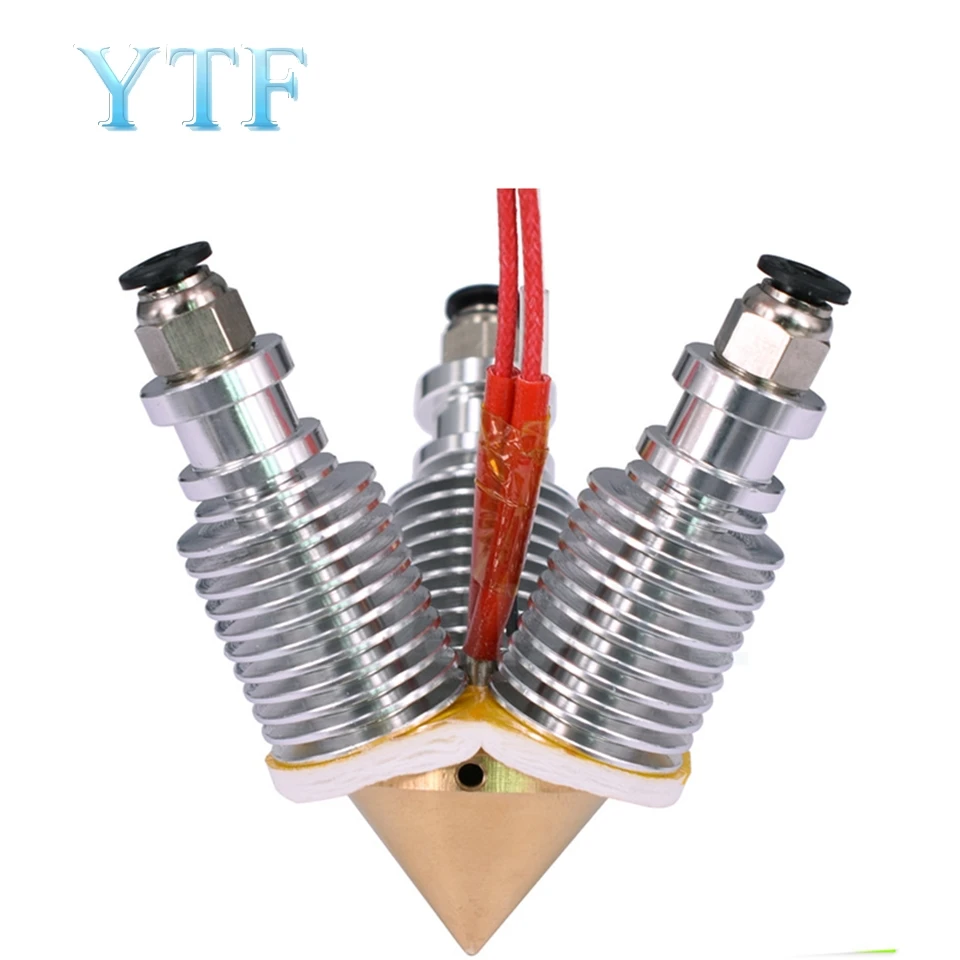 Экструдер Reprap Hotend V6 радиатор 3 в 1 комплект для 3D принтера 75/0 4 мм|Детали и