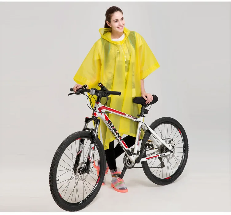 Eco friendly Jelly Glue Fashion Girls Women Man Waterproof Raincoat