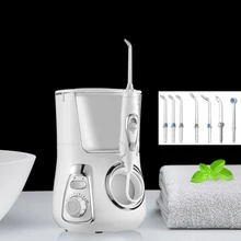 6 шт. наконечников ирригатор для полости рта 10 скоростей регулировка давления Ультразвуковая электрическая зубная щетка зубная спа чистка зубов