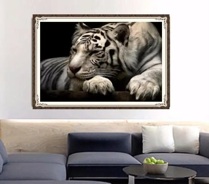 Buy Animal Wall PaintingTiger Picture Unframed Strong