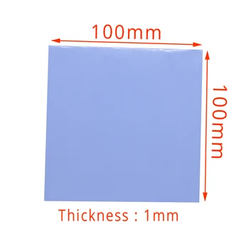 

10pcs/Lots New High Quality Thermal Pad 100x100x1mm GPU CPU Heatsink Cooling Conductive Silicone Pad