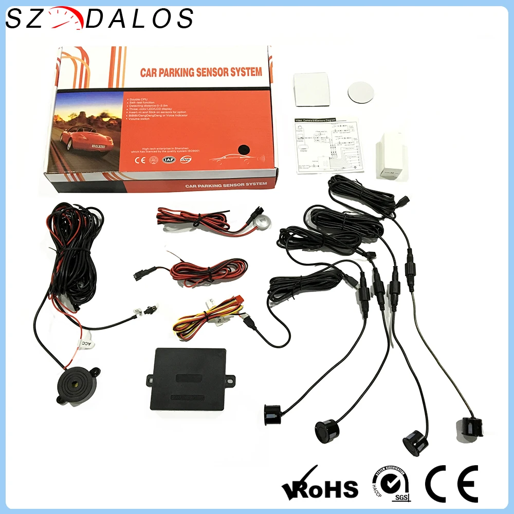 

SZDALOS Car blind spot sensor radar reversing radar with Alarm Buzzer For Auto Radar Backup Reverse Sensors