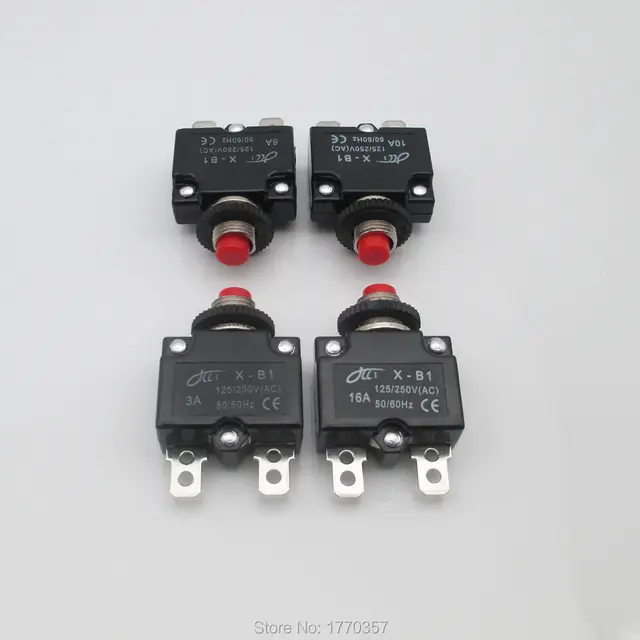 1PCS Electric Air Compressor Circuit Breaker Thermal overload