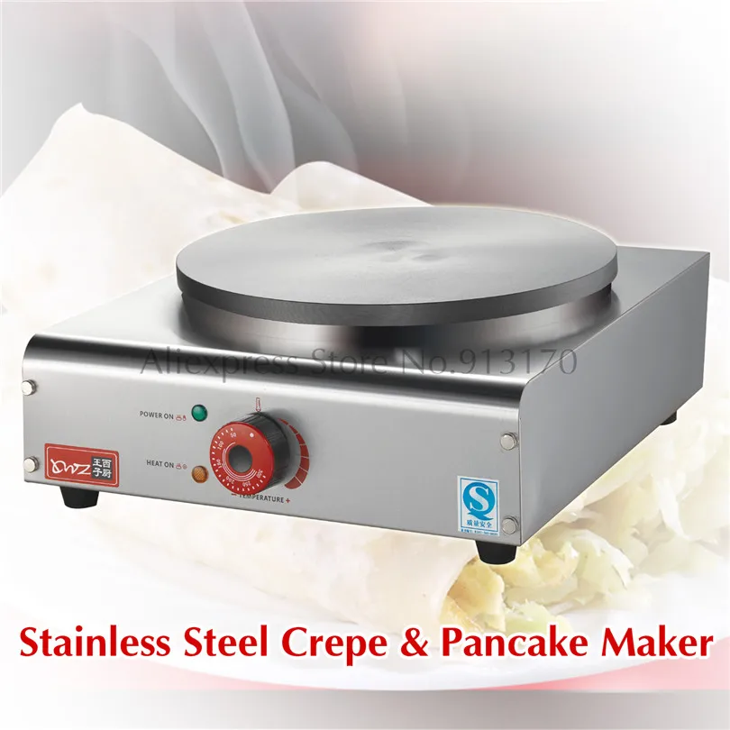 

New Crepe Maker Machine Single Pan Commercial Crepe Machine Electric Pancake Machine 3000W