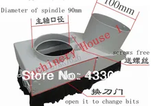 Free Shipping 90mm Vacuum Cleaner Engraving machine Dust Cover for CNC Router 90mm diameter for spindle motor