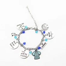 Горячая Мода дорогой Эван Хансен браслеты Бродвей музыкальная тематика серебряный металлический Шарм-браслет для рождественских подарков