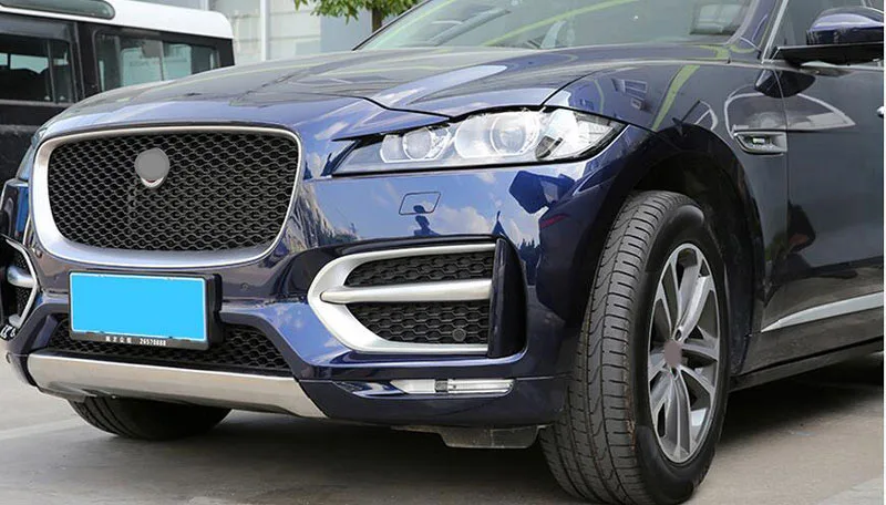 Для Jaguar F Pace подходит для XF темп в виде буквы R спортивные X761 2016 2017 авто Стайлинг ABS