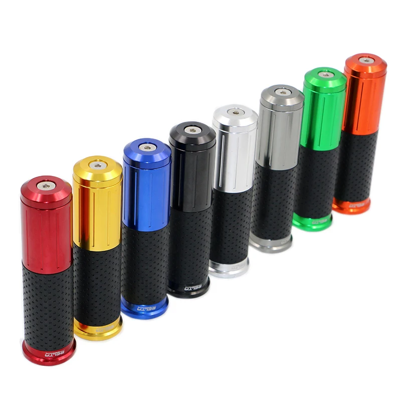 

Dual Colors Universal CNC Aluminum Metal Motorcycle Hand Grips Handle Grips With Throttle For 7/8 inch 22mm Handlebars KXL-641