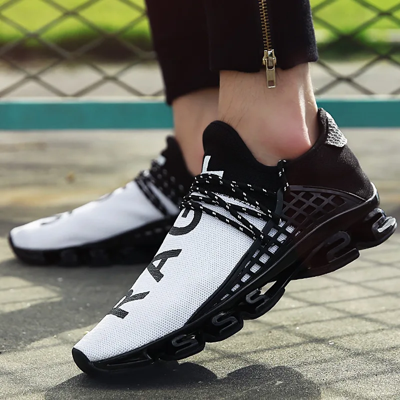 

2019 Men's Summer Light Weight Trainers Outdoor Sport Shoes Breathable Mesh Running Shoes Male Jogging Footwear Plus Size 35-48