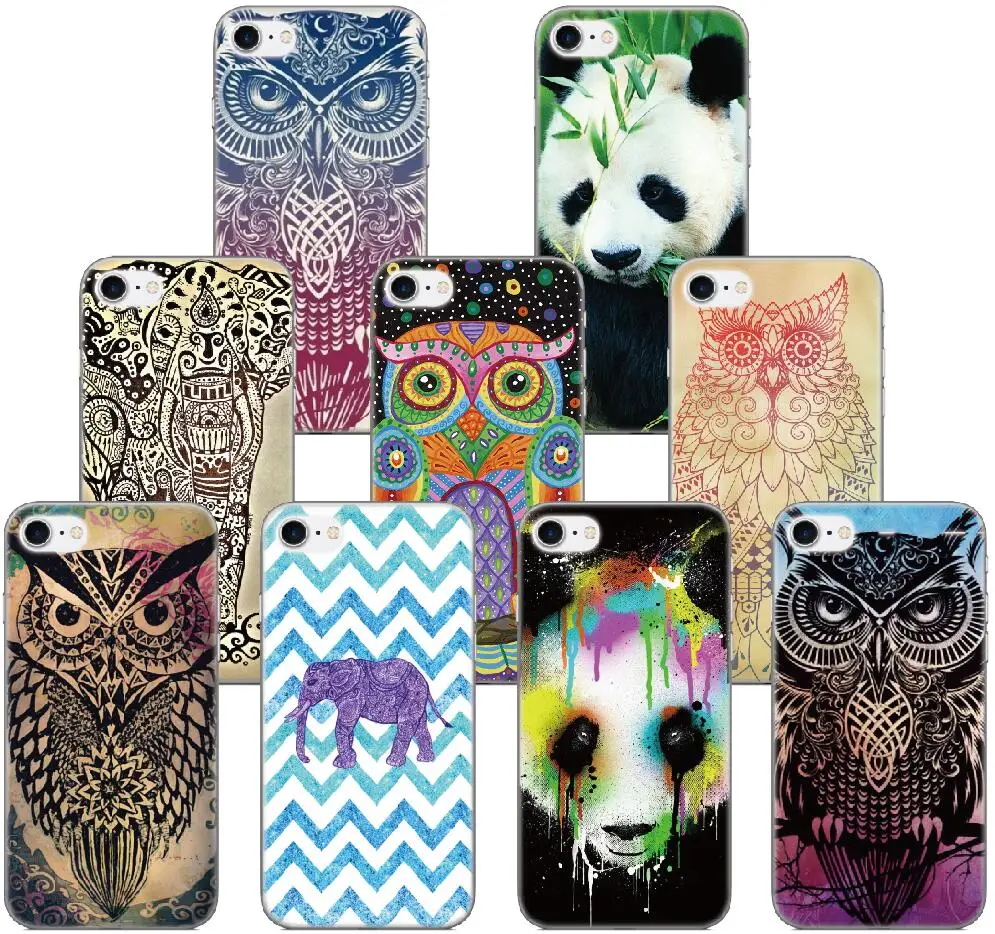 

Elephant Owl Panda Cell Phone Case For BQ Aquaris M5 E5 E6 M5.5 X5 Plus For Blackberry Z10 Z30 Q10 For NokiaLumia 520 930 Cover