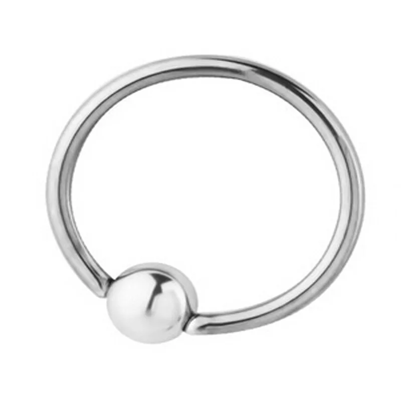

2pcs 4mm Ear Helix Tragus Lip Ring Piercing with Ball Closure Captive Bead Nose ee