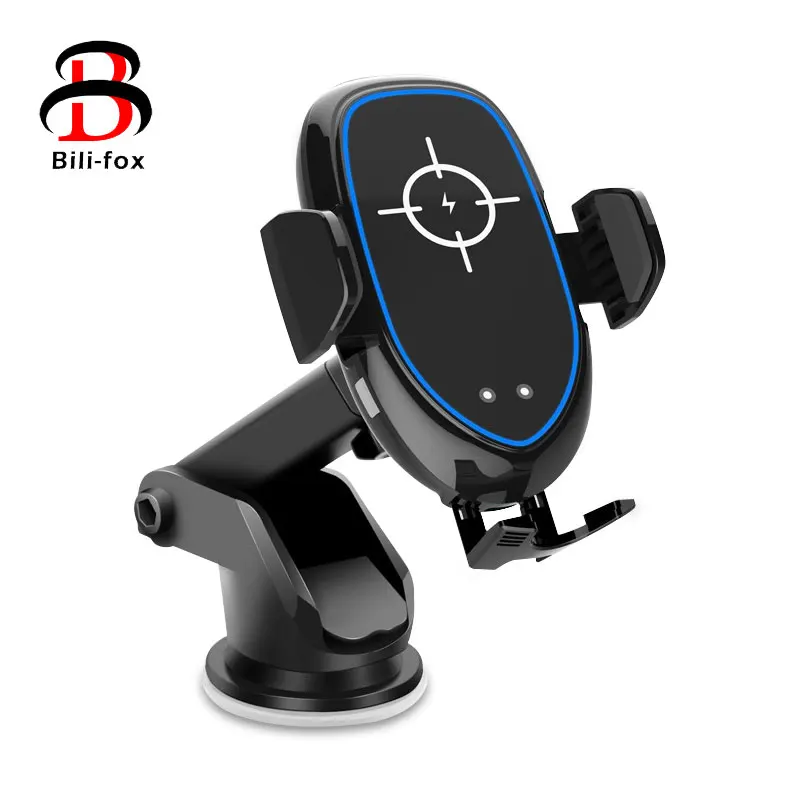 

Wireless car phone charger holder for iphone X XS XR samsung Infrared sensor wireless car charging bracket for huawei mate 20