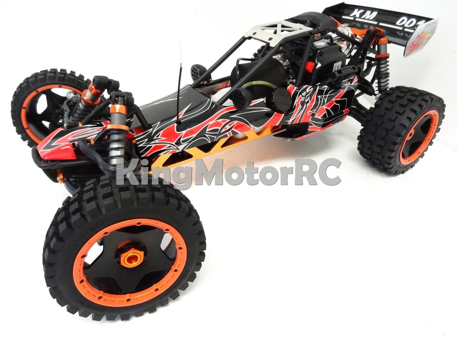1/5キングモーターrc KSRC 001 30.5ccガスガソリンhpiバハ5bバギー互換 ...