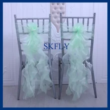 CH098M SKFLY красивый элегантный причудливый курчавая ива мятный зеленый светло-зеленый стул пояса