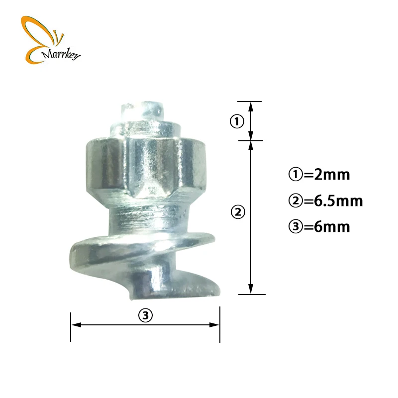 Marrkey 100 шт. MS100 6*8,5 мм шины шпильки/винт в Шипы/шипы для шин/Ice Spickes для шин/шипы шины велосипед/обувь/ботинки