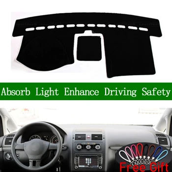 

For Volkswagen touran 2004 2005-2016 Dashboard Cover Sun Shade Non-slip Dash Mat Pad Carpet Car Stickers Interior Accessories
