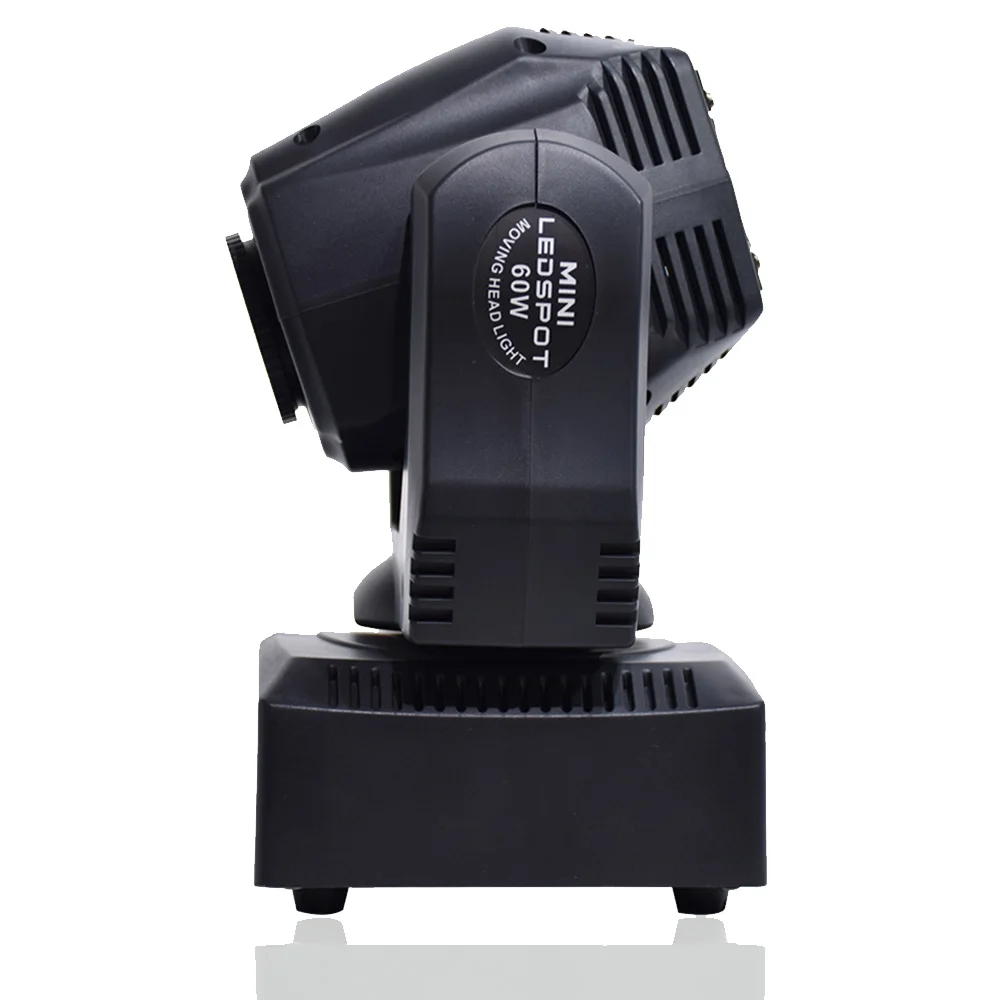 (1pieces/lot)led mini moving head 60w Mini Moving Head Led Stage Disco Dj Dmx Spot Lamp Gobo Strobe Laser Show Party Licht Sound