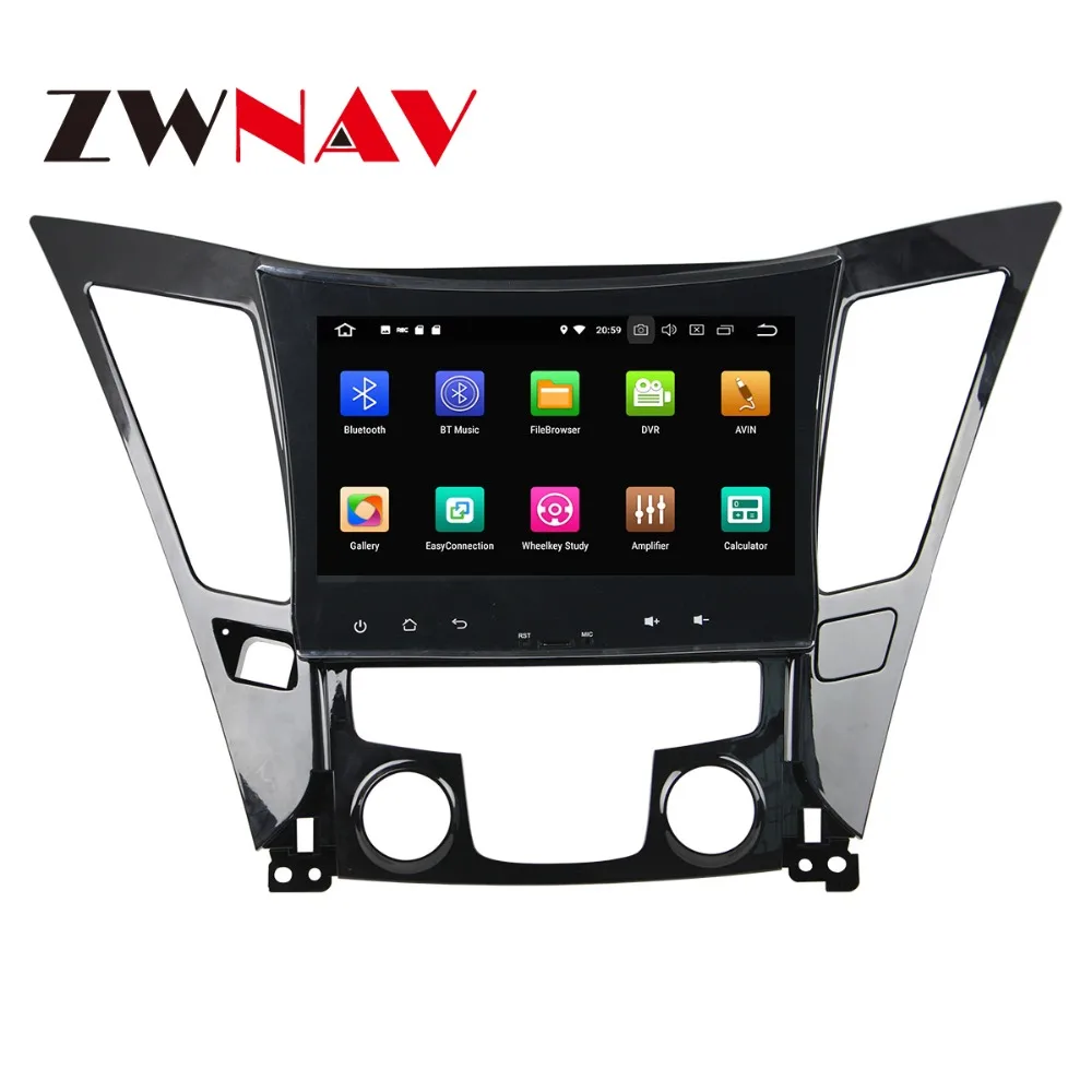 Sale Android 8 4+32G Car DVD Player GPS navigation For Hyundai SONATA 2011-2013 head unit multimedia player tape recorder 2