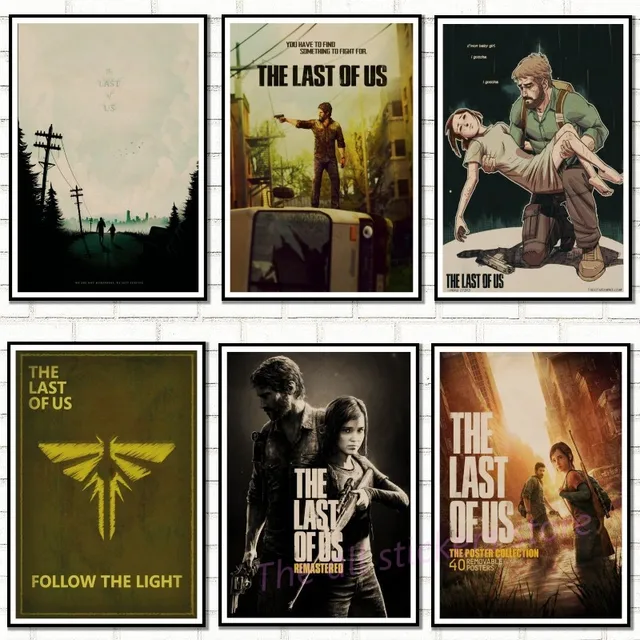 the last of us virtual game home furnishing decoration kraft game the last of us virtual game home furnishing decoration kraft game poster drawing core wall stickers