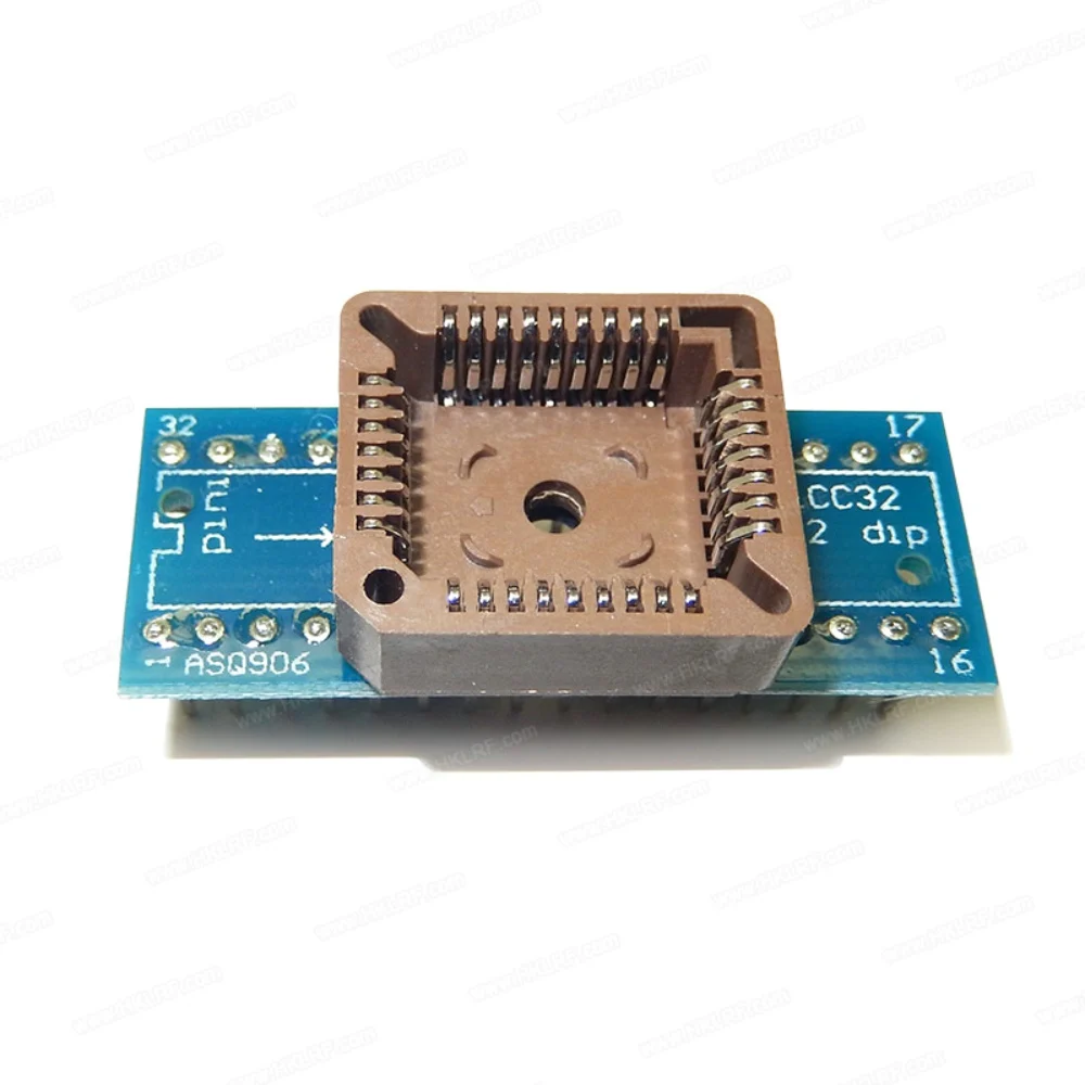 PLCC32 к DIP32 USB Универсальный программист IC АДАПТЕР тестер с розеткой для TL866CS TL866A