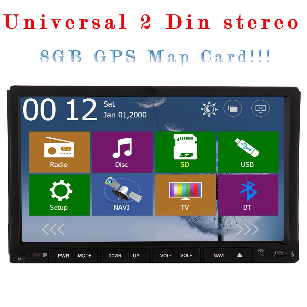 Системы RDS Сенсорный Экран Авто GPS стереооборудование для автомобиля MP4 авто
