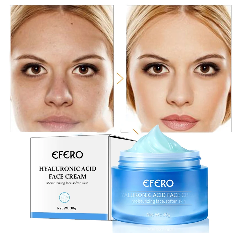 

EFERO Acne Treatment Cream Hyaluronic Acid Argireline Face Cream Day Creams Anti-Aging Winkle Cream Moisturizing Skin Care TSLM1