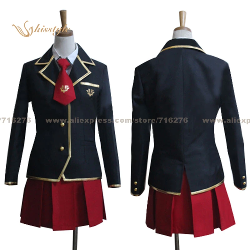 Kisstyle Fashion Baka and Test Mizuki Himeji Fumizuki Academy School Girl Uniform Cosplay font b Clothing