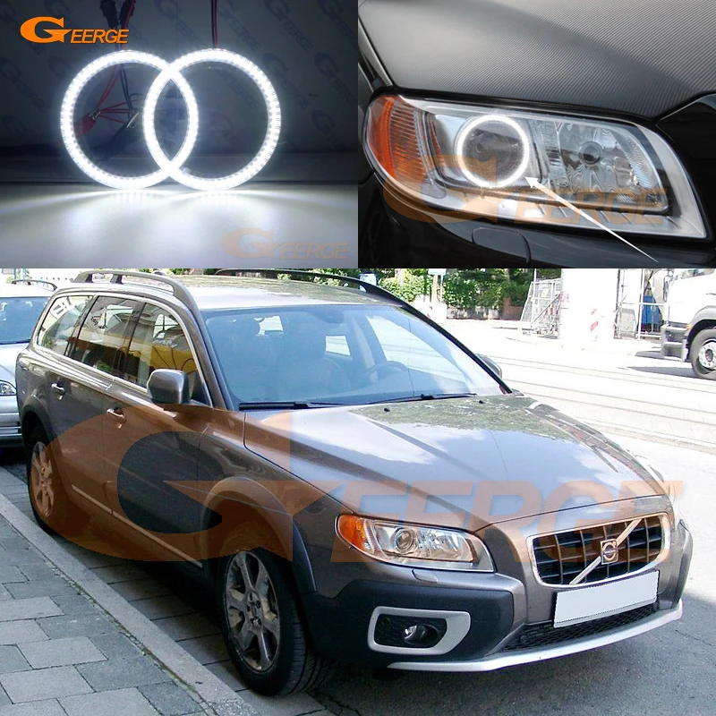 For Volvo XC70 2008 2009 2010 2011 2012 2013 2014 2015 Excellent Angel Eyes Ultra bright illumination smd led Angel Eyes kit DRL for mazda 3 mazda3 bl sp25 mps 2009 2010 2011 2012 2013 excellent ultra bright illumination ccfl angel eyes kit