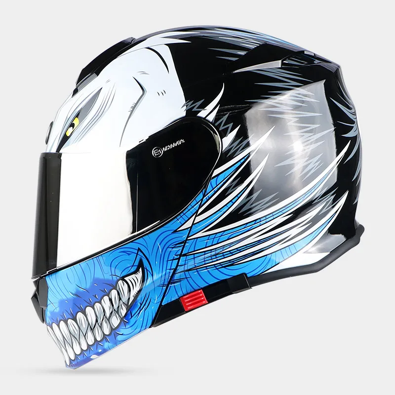 TORC moto rcycle шлем полный шлем флип-ап шлем мото rbike moto rcross capacete cascos para moto ECE гоночный шлем T271 - Цвет: SIMLE - BLUE